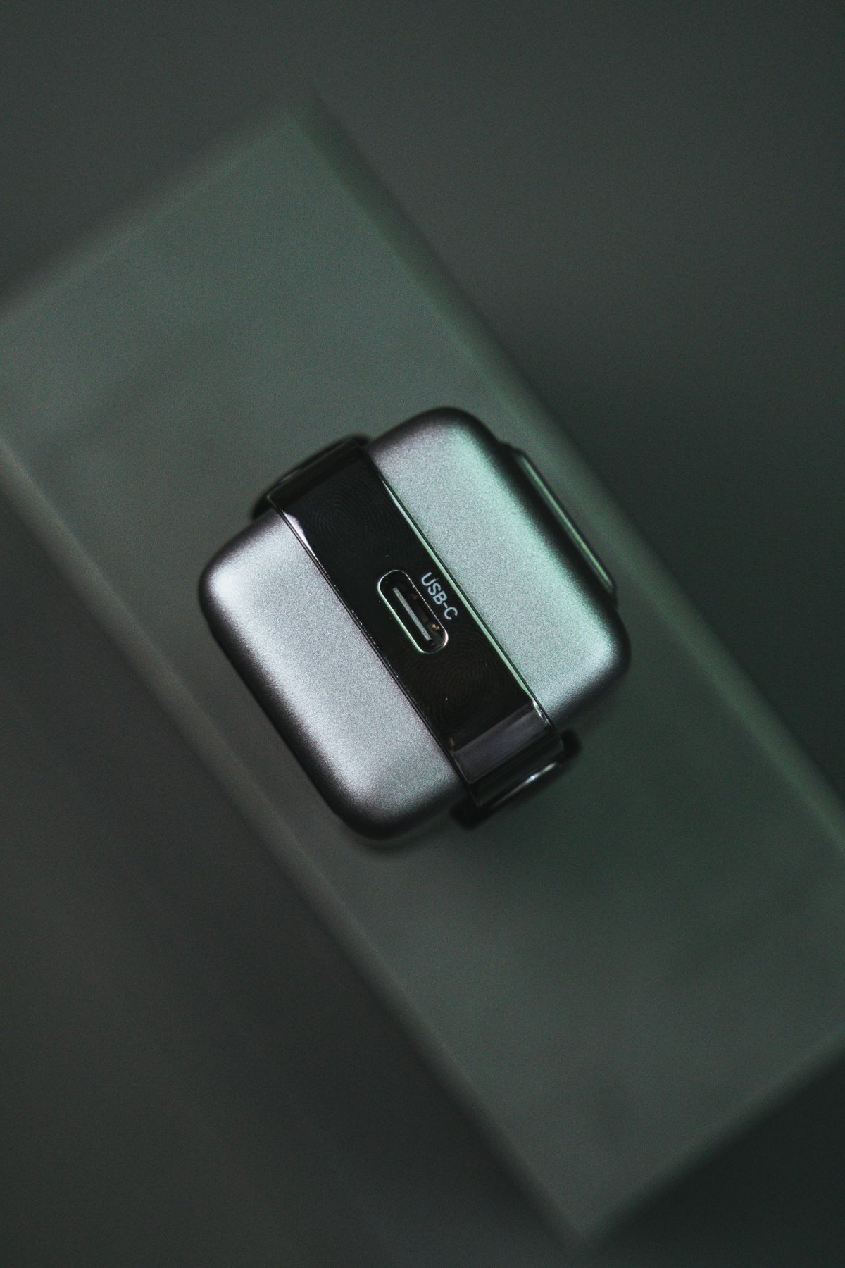 Small USB charger with visible USB-C sockets